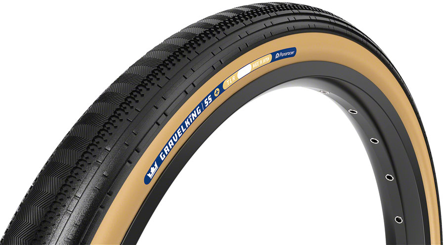 Panaracer GravelKing SS Plus Tire - 700 x 40, Tubeless, Folding, Black/Brown