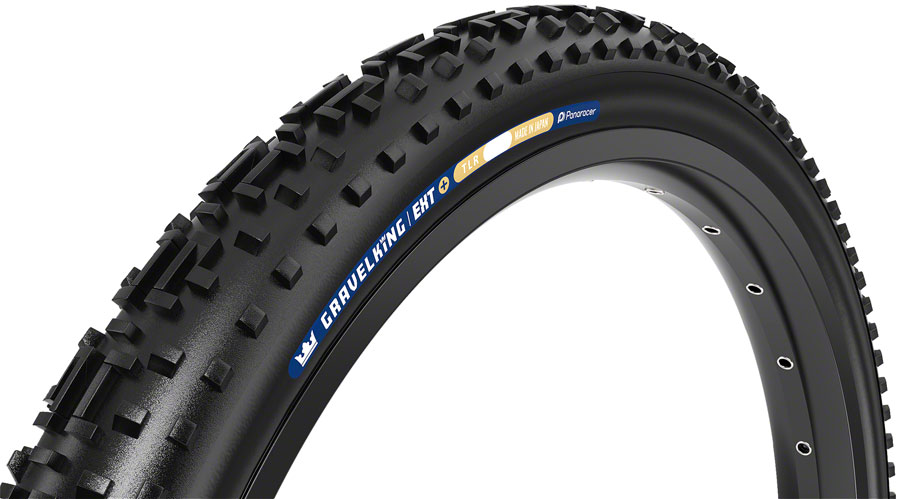 Panaracer GravelKing EXT Plus Tire - 700 x 38, Tubeless, Folding, Black