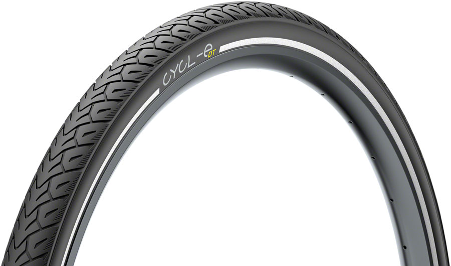 Pirelli Cycl-e DT Tire - 700 x 47, Clincher, Wire, Black, Reflective 