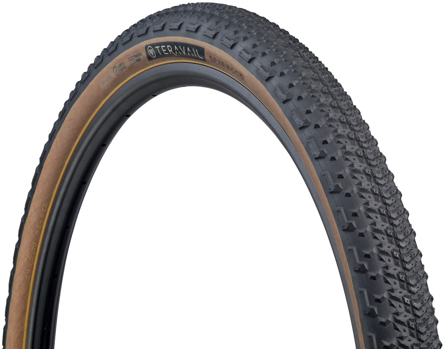 Teravail Sparwood Tire - 29 x 2.2, Tubeless, Folding, Tan, Durable, 60tpi, Fast Compound