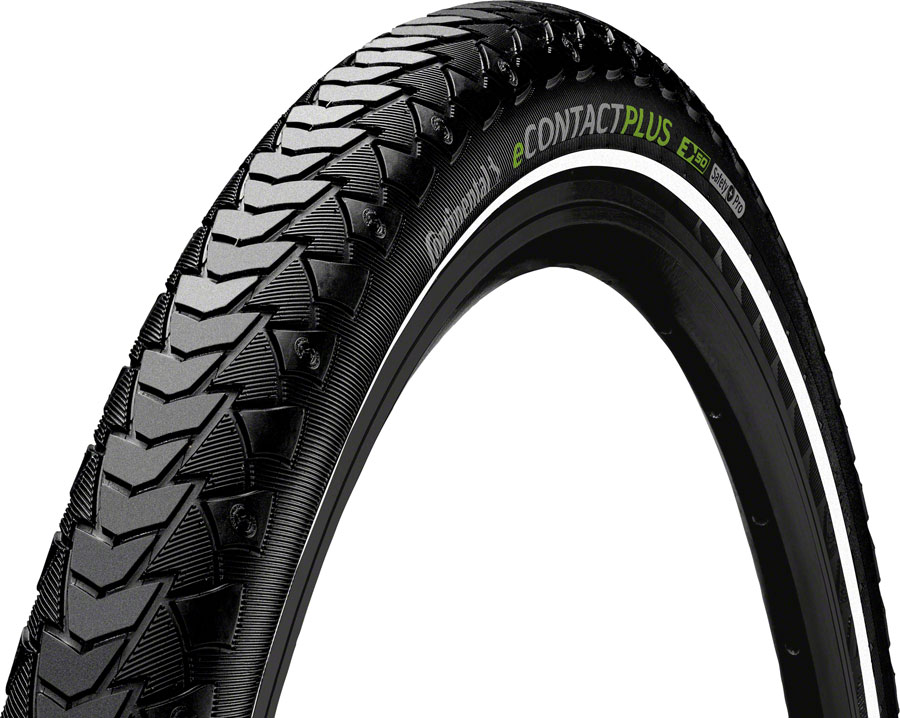 Continental eContact Plus Tire - 700 x 55 / 29 x 2.2, Clincher, Wire, Black/Reflex, SafetyPlus Pro Breaker, E50