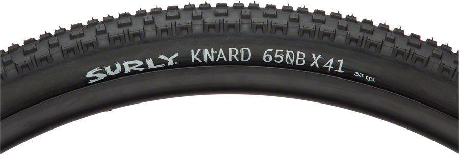 Surly Knard Tire - 650b x 41, Clincher, Wire, Black, 33tpi 