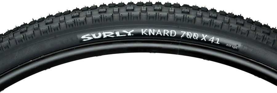 Surly Knard Tire - 700 x 41, Clincher, Wire, Black, 33tpi 
