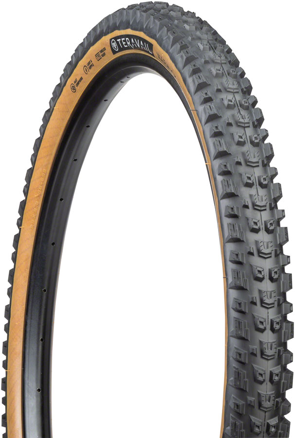 Teravail Warwick Tire - 29 x 2.3, Tubeless, Folding, Tan, Durable, Grip Compund 