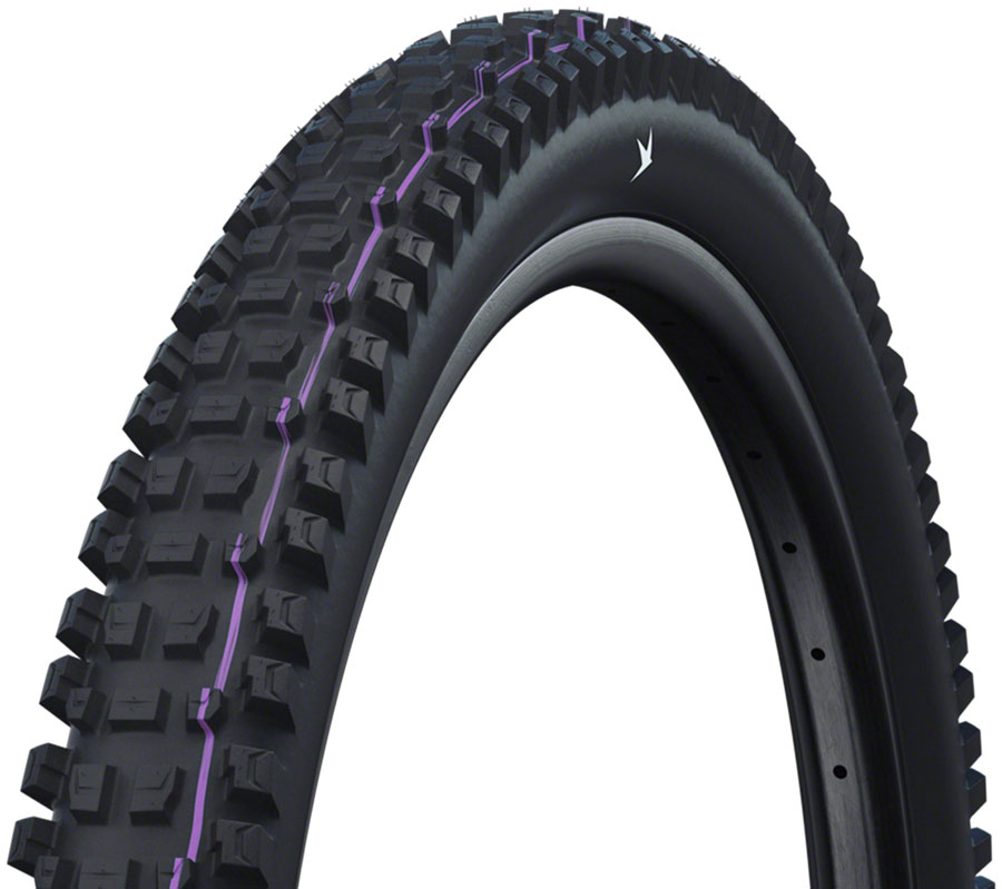 Schwalbe Albert Tire - 27.5 x 2.50, Tubeless, Folding, Black, Evolution Line, Trail Pro, Addix Soft, Radial, E-50