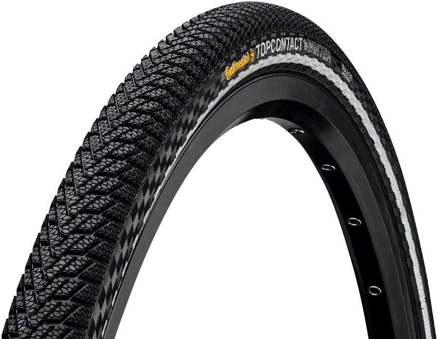 Continental Top Contact Winter II Premium Tire - 700 x 35, Clincher, Folding, Black/Reflex, Vectran Breaker, E50 