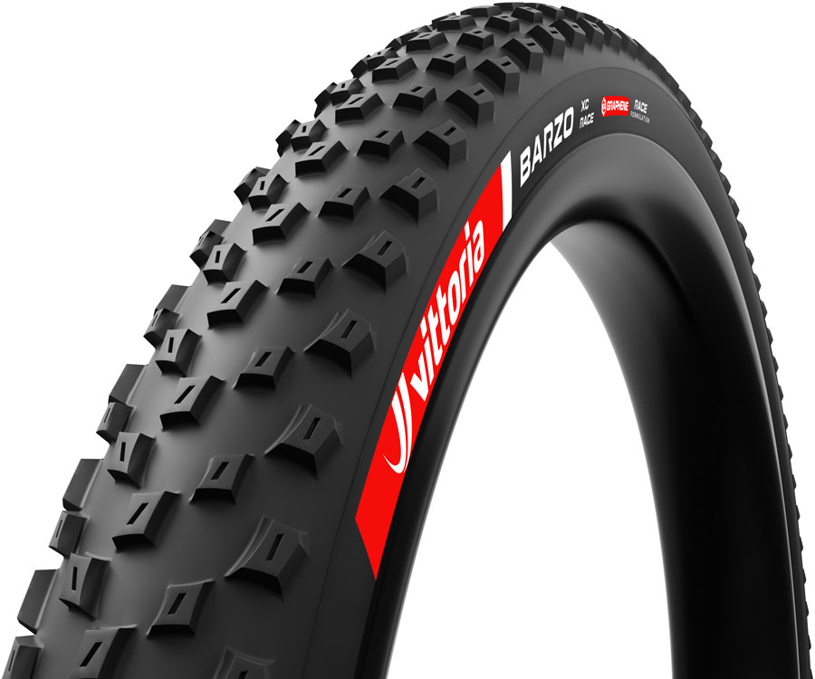 Vittoria Barzo XC Race Tire - 29 x 2.40, Tubeless, Folding, Black, Race Graphene + Silica