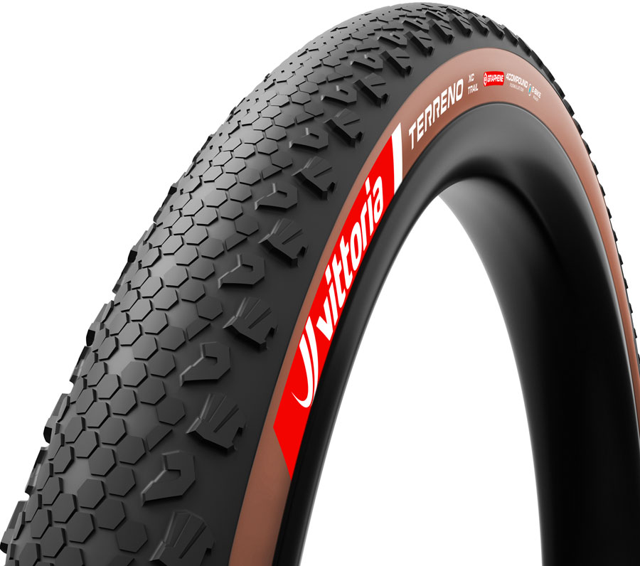 Vittoria Terreno XC Trail Tire - 29 x 2.40, Tubeless, Folding, Black/Brown, 4C Graphene, G2.0, E-Bike 