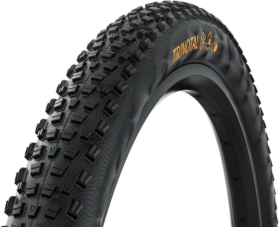 Continental Trinotal Tire - 29 x 2.40, Tubeless, Folding, Black, Rapid, Trail Casing, E25