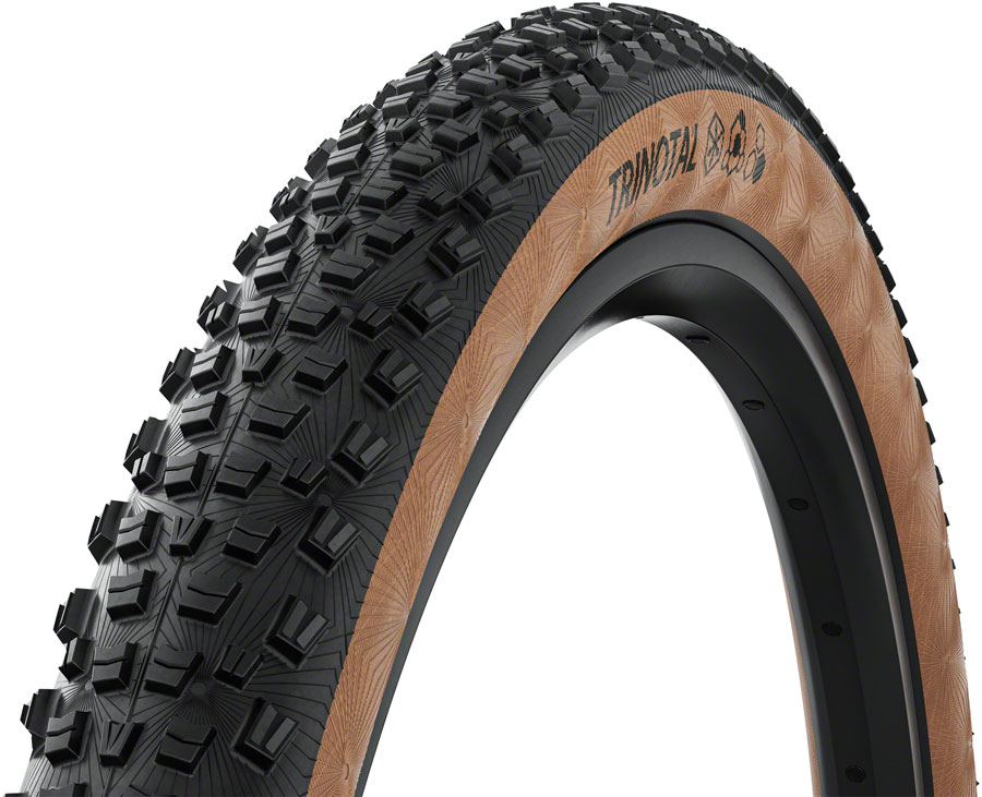 Continental Trinotal Tire - 29 x 2.40, Tubeless, Folding, Black/Transparent, Grip, Trail Casing, E25
