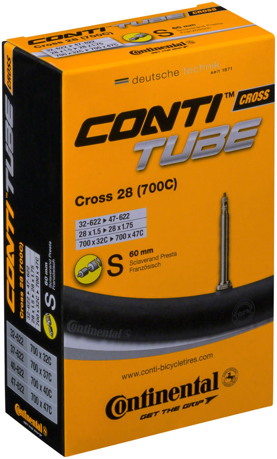 Continental Standard Tube - 700 x 32 - 47mm, 60mm Presta Valve 