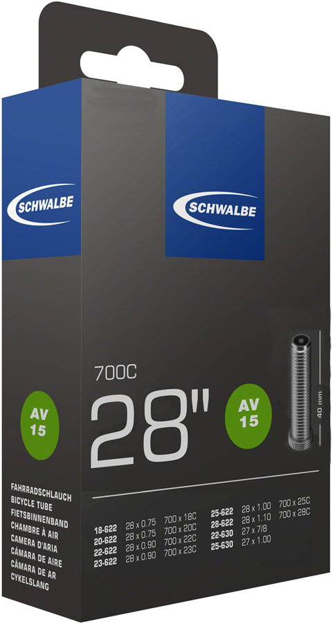 Schwalbe Standard Tube - 700 x 18 - 28mm, 40mm Schrader Valve 