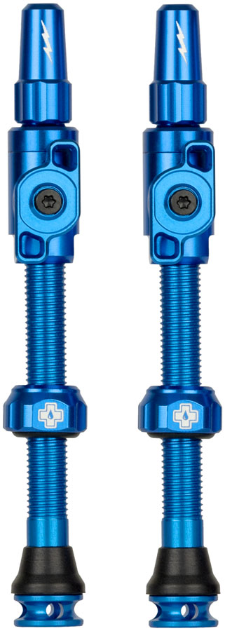 Muc-Off Big Bore Lite Tubeless Valve Stems - Large, 45mm, -Blue