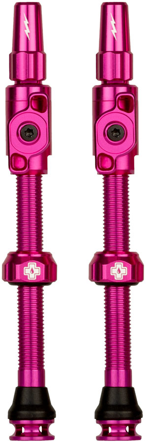 Muc-Off Big Bore Lite Tubeless Valve Stems - XLarge, 60mm, Pink