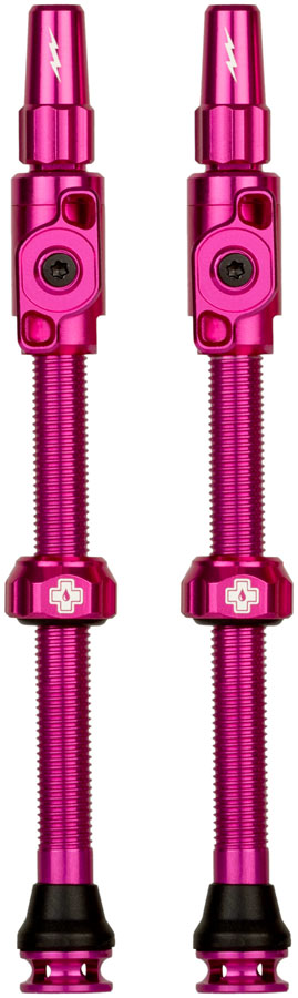 Muc-Off Big Bore Lite Tubeless Valve Stems - 2XLarge, 70mm,  Pink