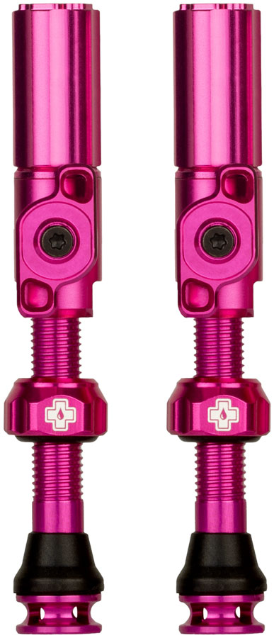 Muc-Off Big Bore Hyrid Tubeless Valve Stems - Small, 30mm, Pink