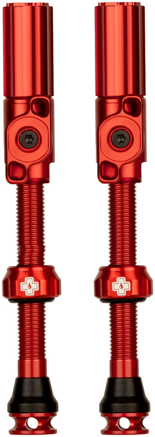 Muc-Off Big Bore Hyrid Tubeless Valve Stems - Large, 45mm, Red