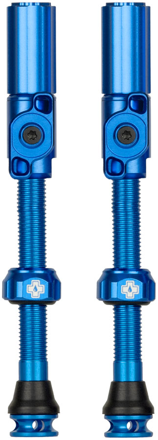 Muc-Off Big Bore Hyrid Tubeless Valve Stems - Large, 45mm, Blue