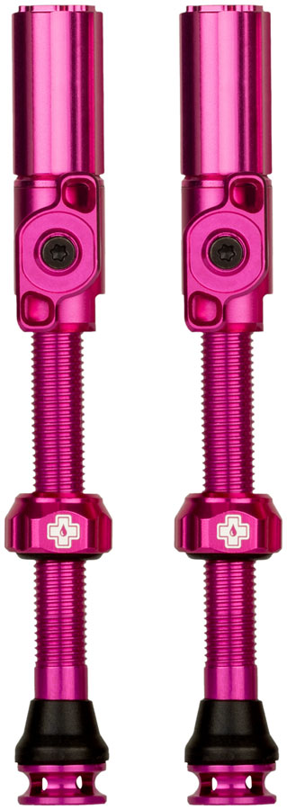 Muc-Off Big Bore Hyrid Tubeless Valve Stems - Large, 45mm, Pink