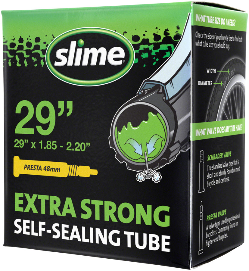 Slime Self-Sealing Tube - 29 x 1.75 - 2.2, 48mm Presta Valve