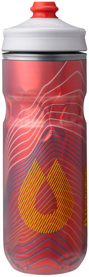 Hydrapak Polar Surge Ascent Insulated Water Bottle - 20oz, Red