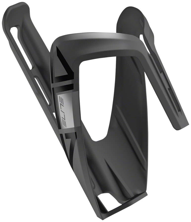 Elite Ala Water Bottle Cage - Soft Touch, Matte Black/Black