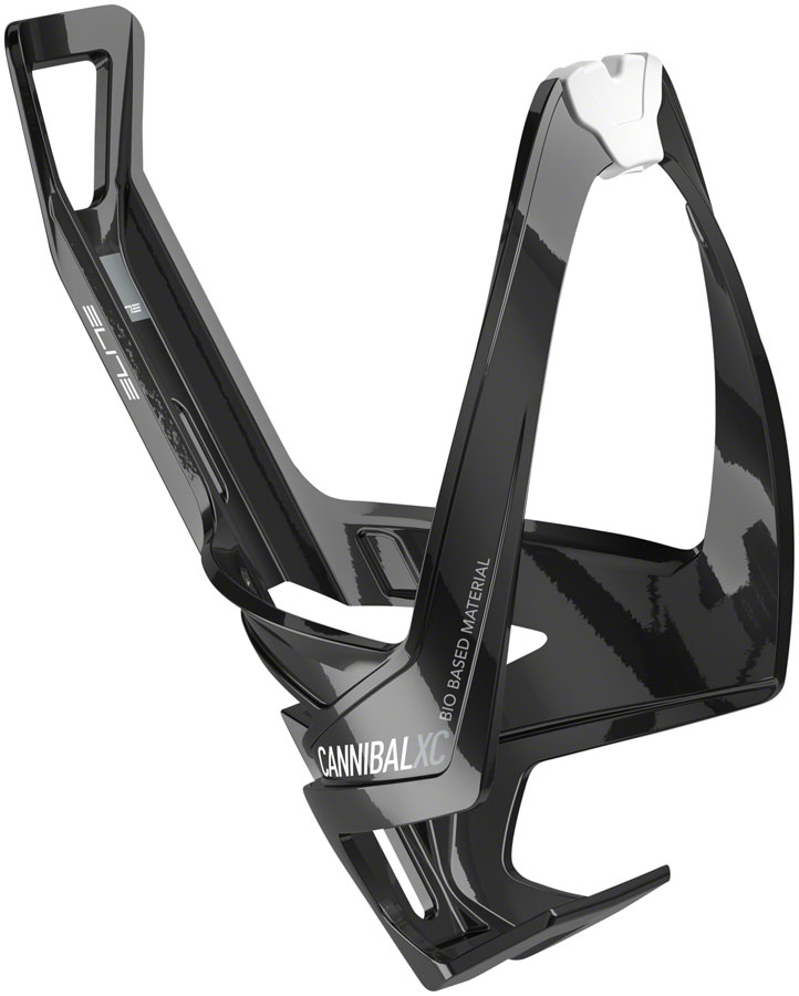 Elite Cannibal XC Bio Water Bottle Cage - Black/White