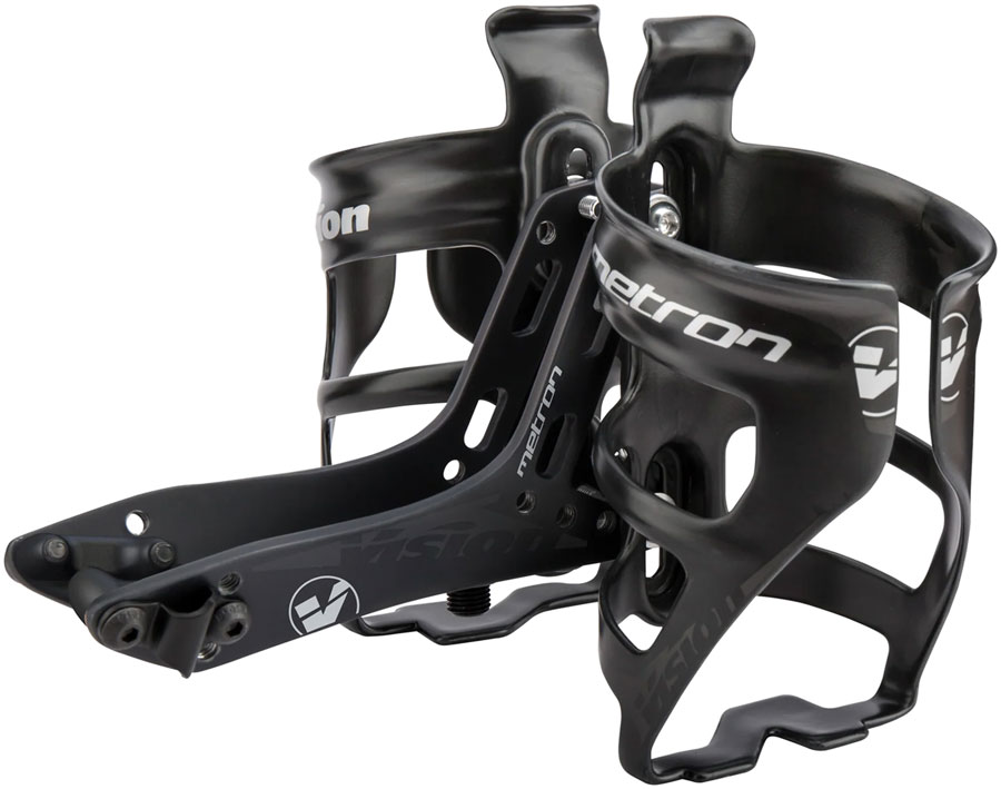 Vision Metron Rear Hydration System, Aero Mounting, Integrated Bottle Cage, Triathlon Use  Black