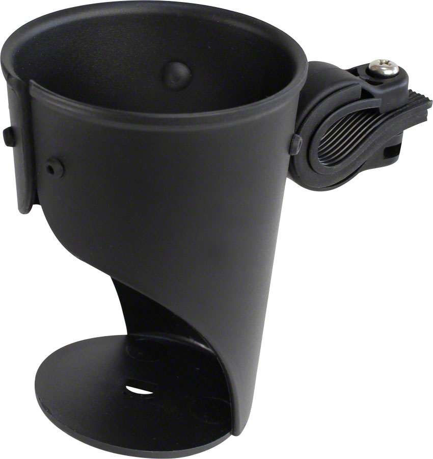 Delta Grande Beverage Holder/ Water Bottle Cage: Handlebar Mounted Black