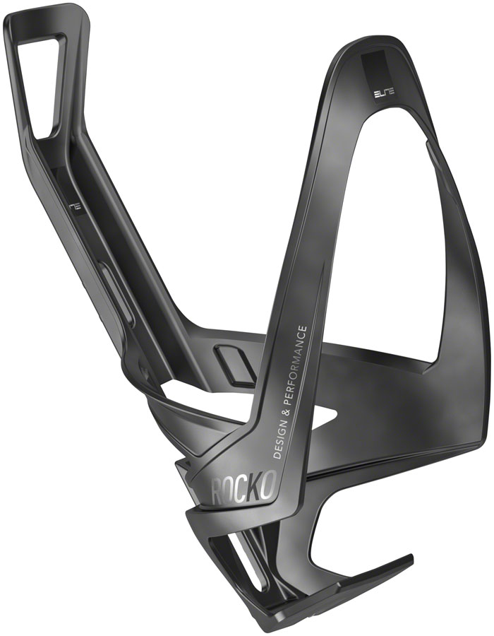 Elite Rocko Carbon Water Bottle Cage - Matte Black/Black