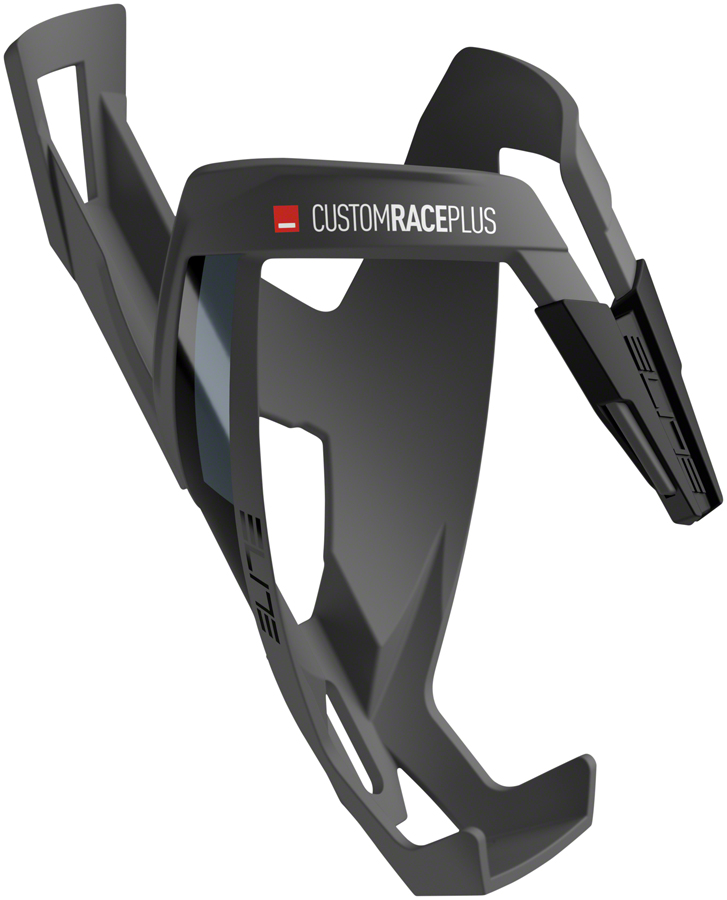 Elite Custom Race Plus Water Bottle Cage - Soft Touch Black