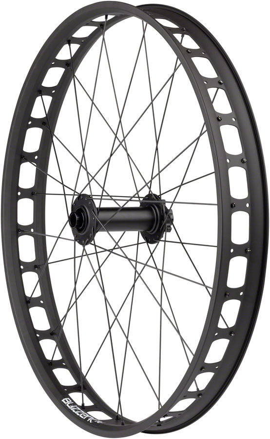 Quality Wheels Bear Pawls / Blizzerk Front Wheel - 26", 15 x 150mm, 6-Bolt, Black