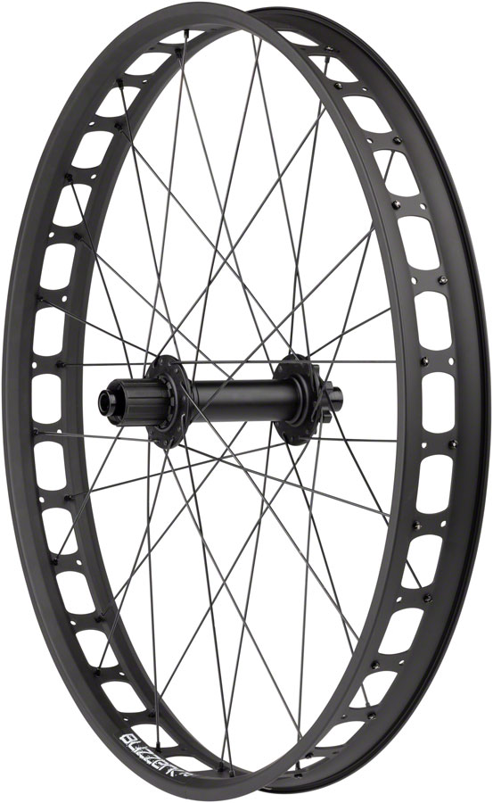 Quality Wheels Bear Pawls / Blizzerk Rear Wheel - 26" Fat, 12 x 197mm, 6-Bolt, HG 11 MTN, Black