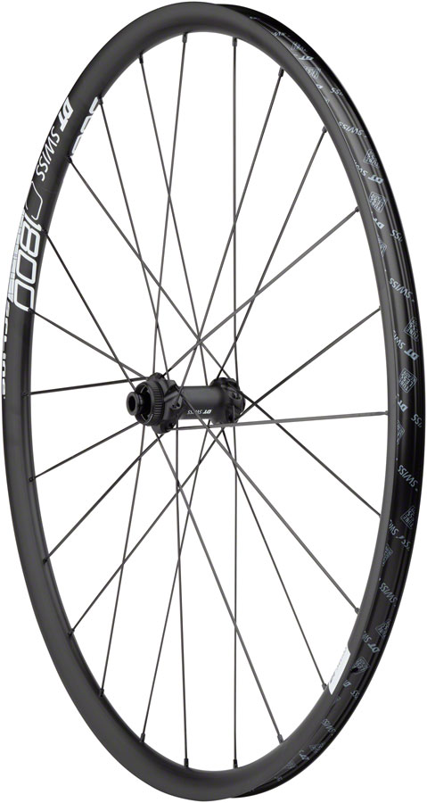 DT Swiss C 1800 Spline Front Wheel - 700, 12 x 100mm, Center-Lock, Black