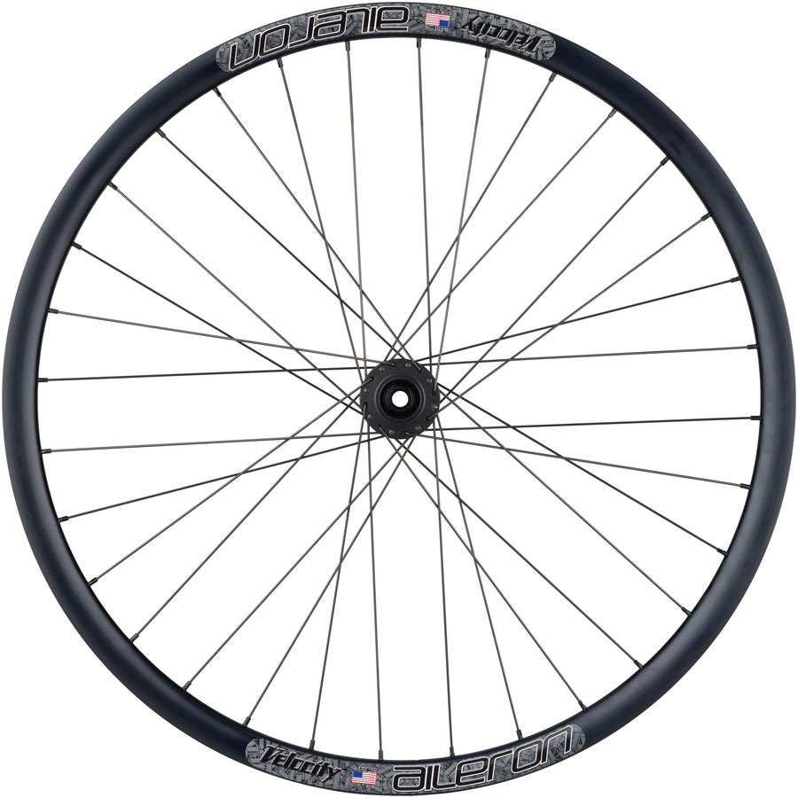 Quality Wheels Bear Pawls / Velocity Aileron Rear Wheel - 700c, 12 x 142mm, Center-Lock, HG 10, Black