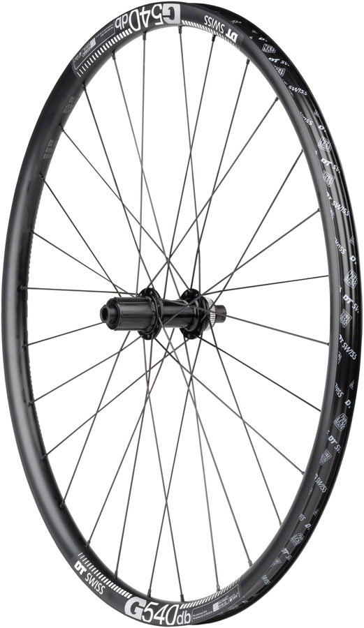 Quality Wheels Tiagra/G540 Rear Wheel - 700c, 12 x 142mm, Center-Lock, HG 11 MTN, Black