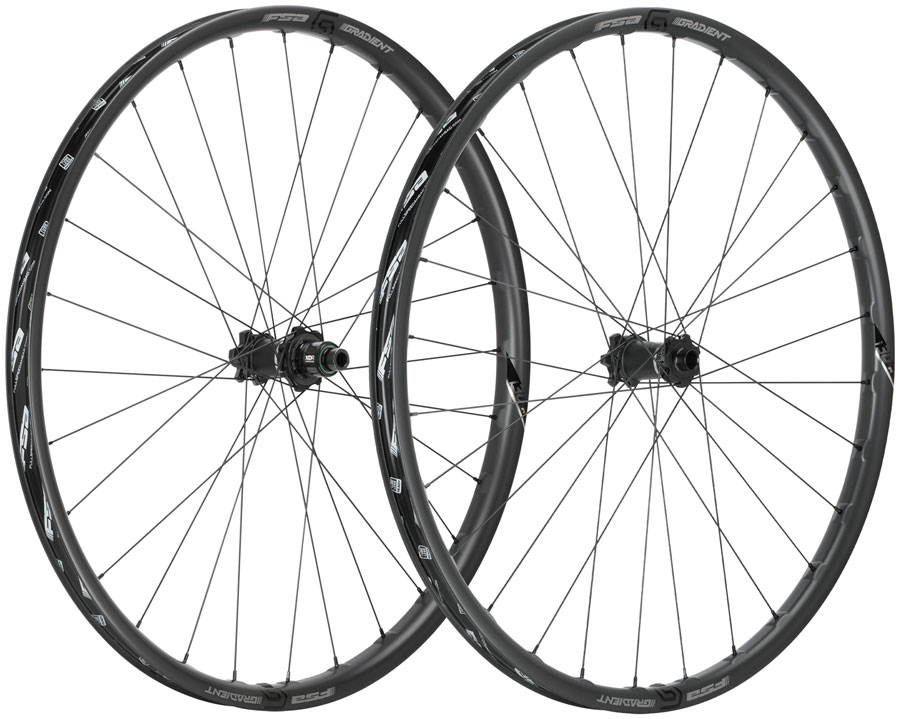 Full Speed Ahead Gradient i30 Carbon Wheelset - 29", 15 x 110mm/12 x 148mm, 6-Bolt, XD, Black, 28H