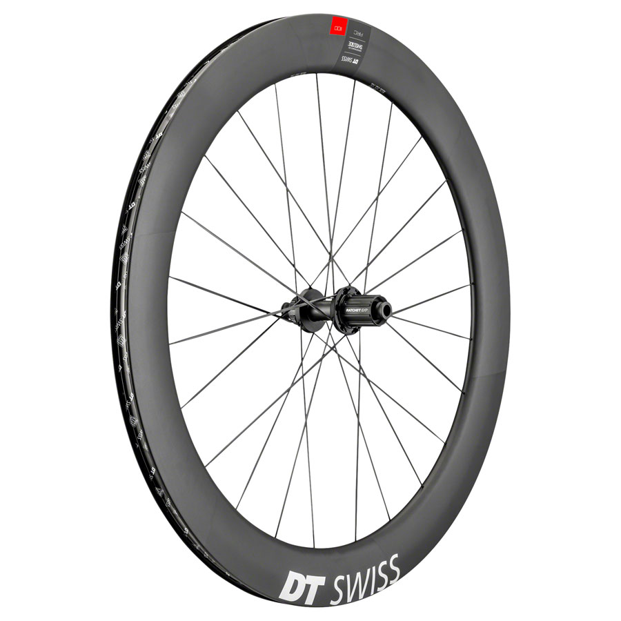 DT Swiss ARC 1100 DiCut 62 Rear Wheel - 700, 12 x 142mm, Center-Lock, HG 11 Road/XDR, Black