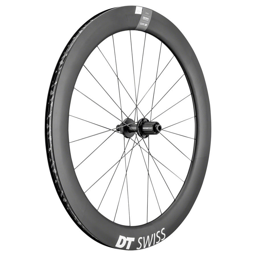 DT Swiss ARC 1400 DiCut 62 Rear Wheel - 700, 12 x 142mm, Center-Lock, HG 11 Road, Black