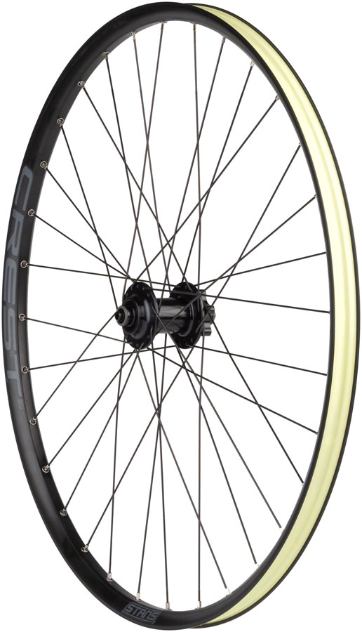 Stan's Crest S2 Front Wheel - 27.5", QR x 100mm, 6-Bolt, Black, 32H
