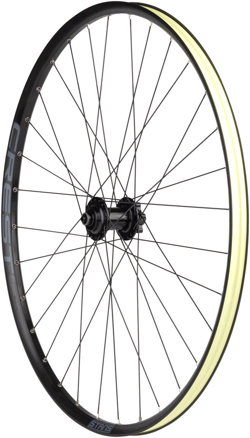 Stan's Crest S2 Front Wheel - 29", QR x 100mm, 6-Bolt, Black