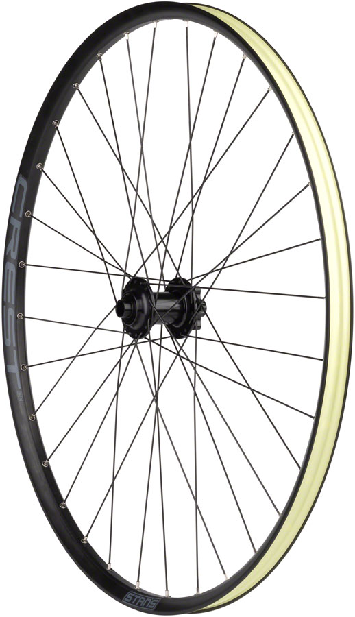 Stan's Crest S2 Front Wheel - 29", 15 x 100mm, 6-Bolt, Black, 32H