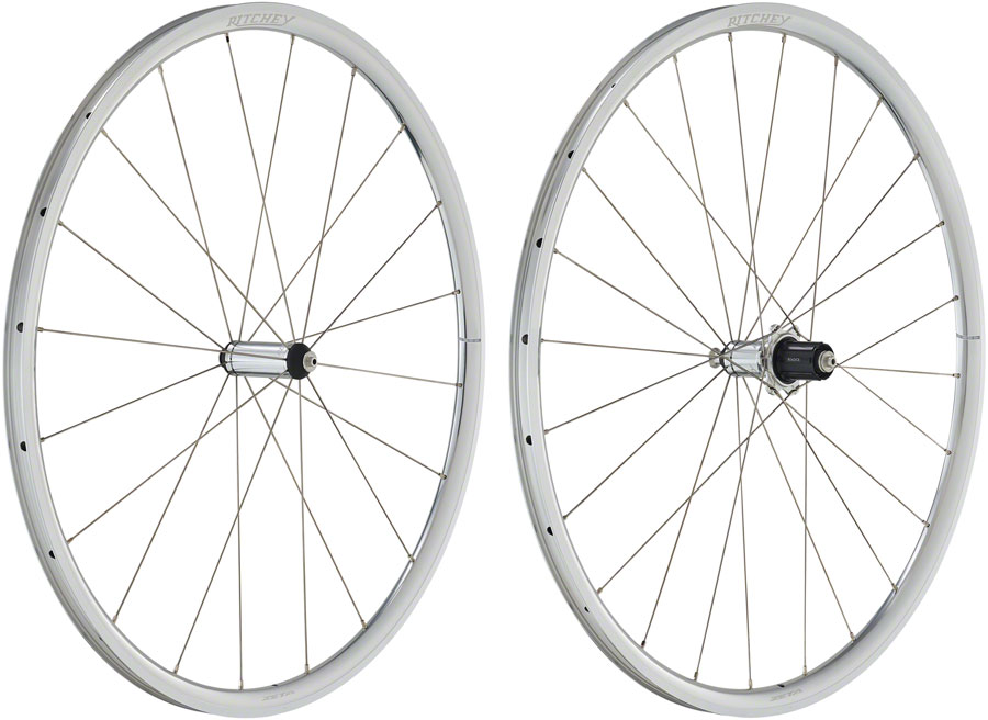Ritchey Classic Zeta Wheelset - 700, QR x 100/130mm, Rim Brake, HG 11 Road, Silver