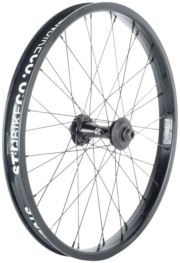Stolen Rampage Pro Front Wheel - 20", 3/8" x 100mm, Rim Brake, Black 