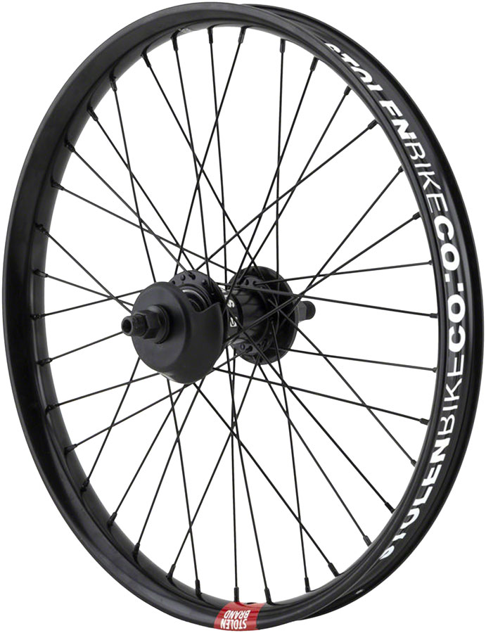 Stolen Rampage Pro Street Rear Wheel - 20", 14 x 110mm, Brakeless, Freecoaster, Black, 9T RHD 