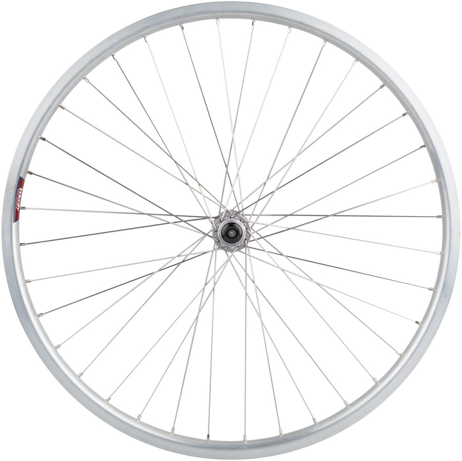 Quality Wheels Value HD Series Front Wheel - 26", QR x 100mm, Rim Brake, Silver, Clincher