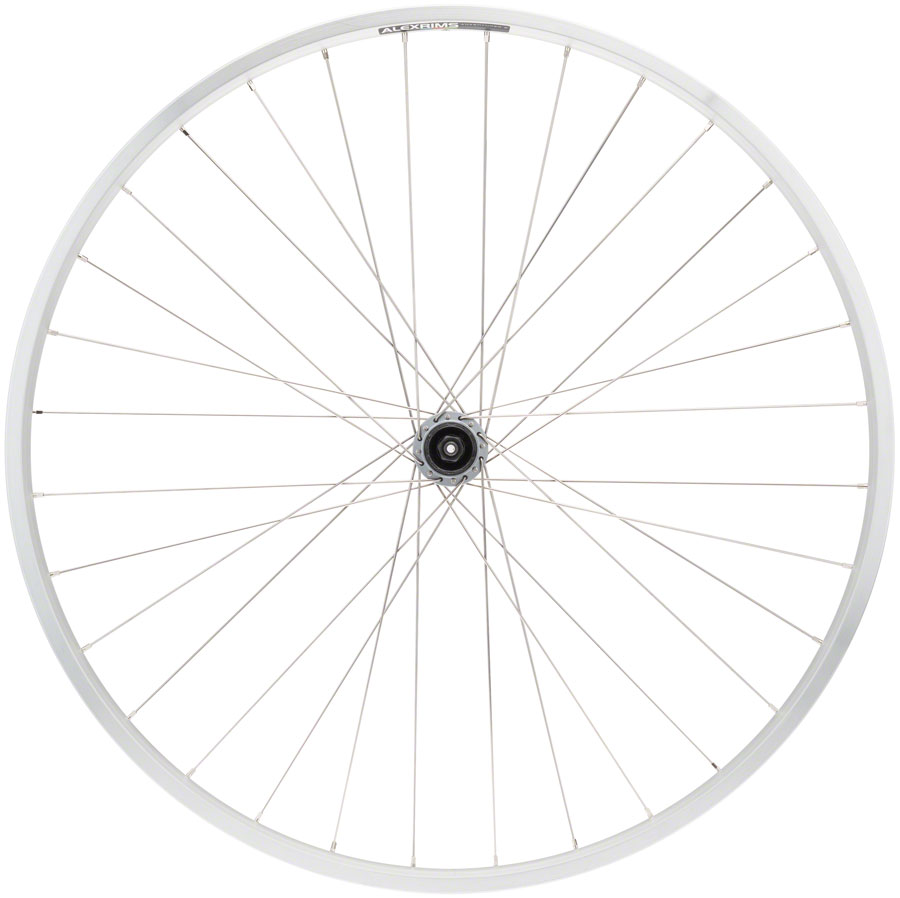 Quality Wheels Value Double Wall Series Rear Wheel - 700, QR x 135mm, Rim Brake, HG 10, Silver, Clincher