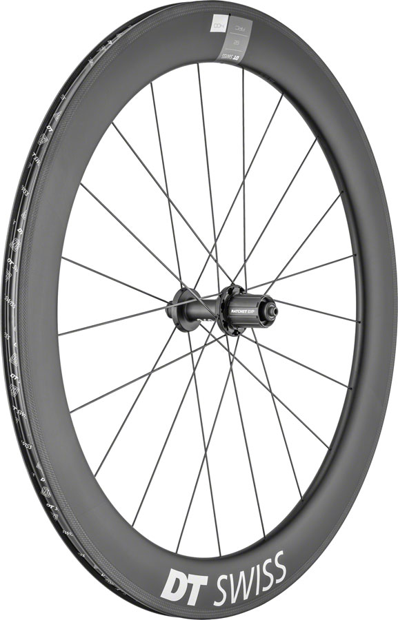 DT Swiss ARC 1400 DiCut 62 Rear Wheel - 700, QR x 130mm, Rim Brake, HG 11 Road, Black