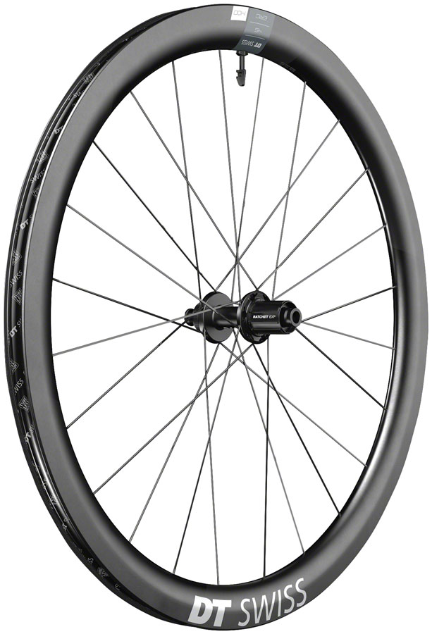 DT Swiss ERC 1400 DiCut 45 Rear Wheel - 700c, 12 x 142mm, Center-Lock, HG 11 Road/XDR, Black