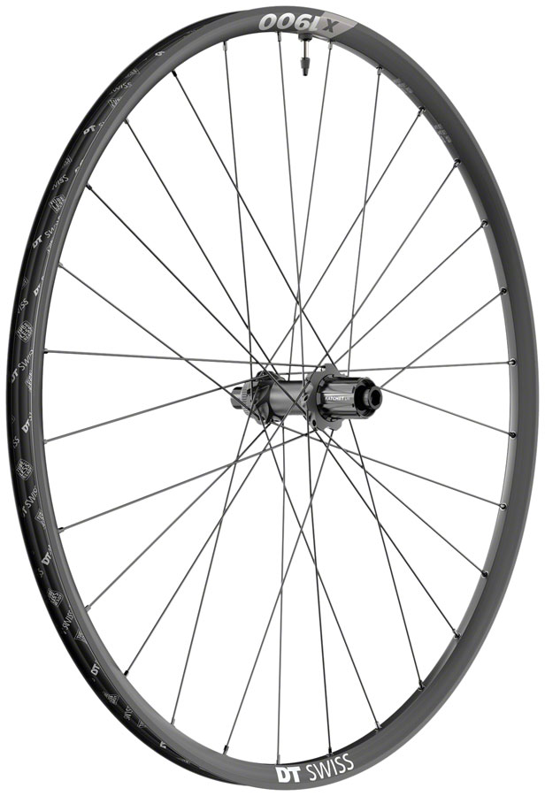 DT Swiss X 1900 Spline 25 Rear Wheel - 29", 12 x 148mm, Center-Lock, HG 11 MTN, Black 